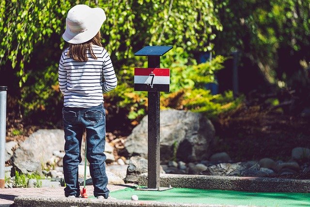 Minigolf i norra Virginia