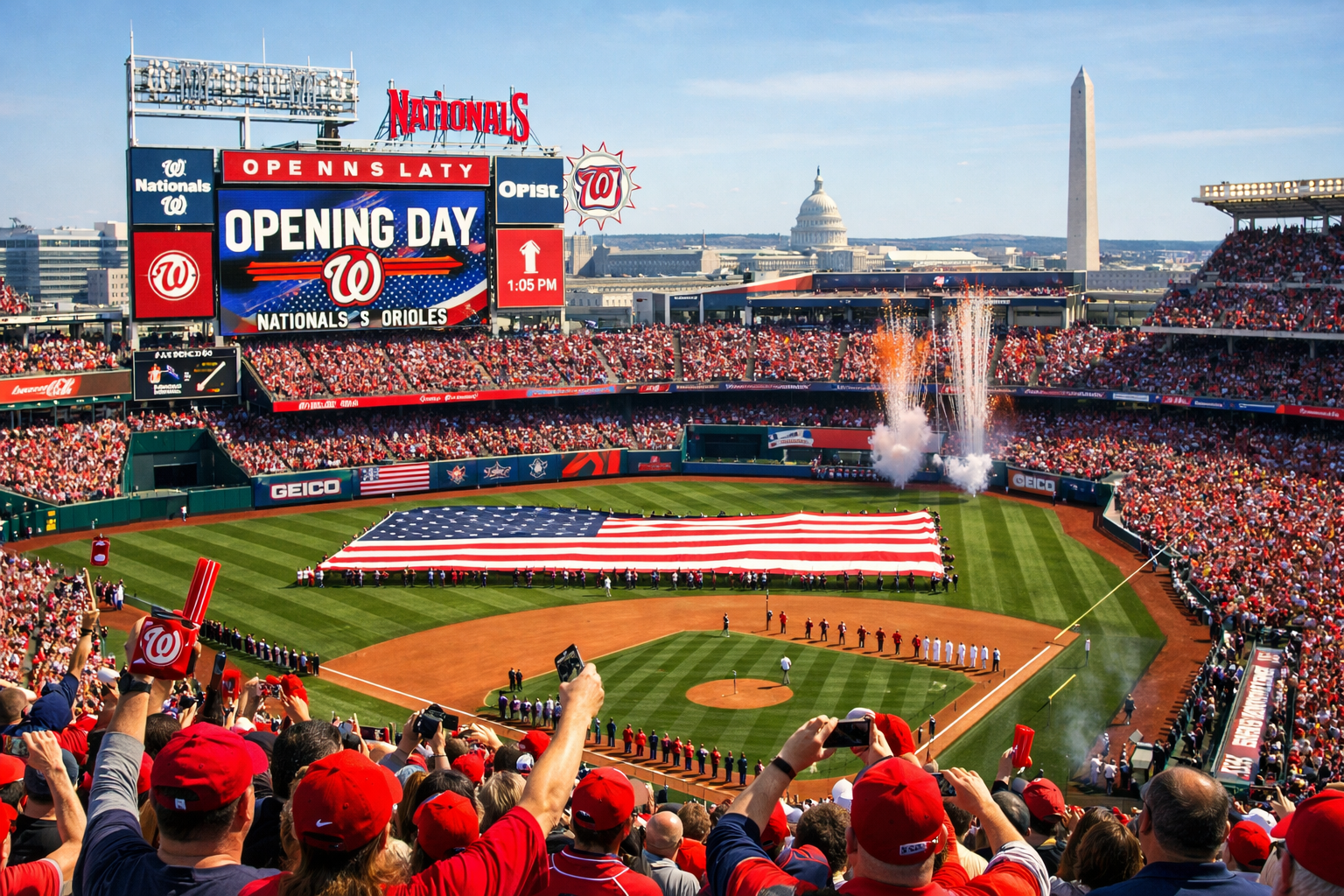 Best Events in Washington DC: Nationals Home Opener, Diana Krall & Washington Spirit